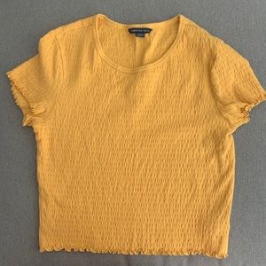 American Eagle Lettuce-Cut Shirt